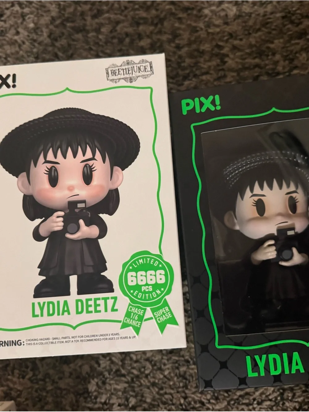 Funko PIX! Lydia Deetz Black and Green Vinyl Figure